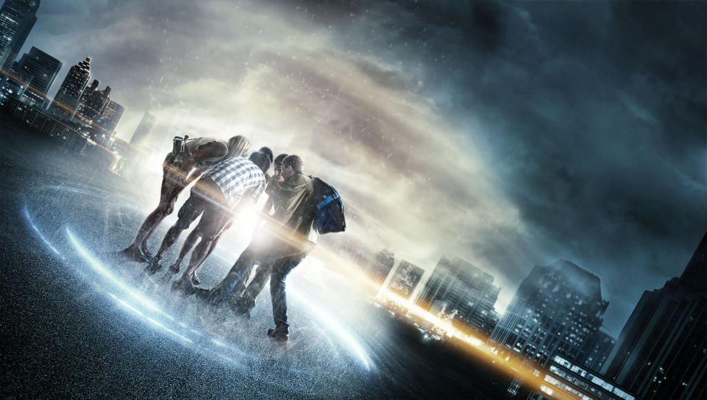 Above: The cast of "Project Almanac." Stock Photo.